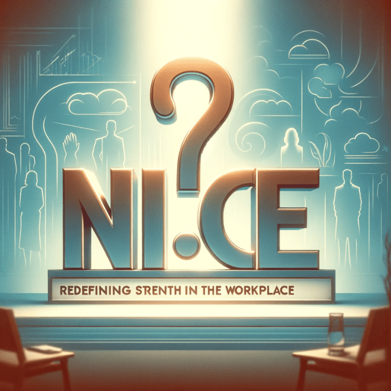 Workplace strength concept art with question mark.