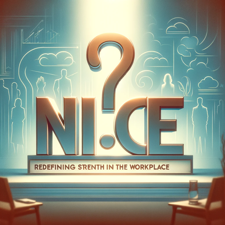 Workplace strength concept art with question mark.