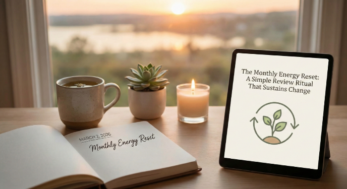 The Monthly Energy Reset: A Simple Review Ritual That Sustains Change