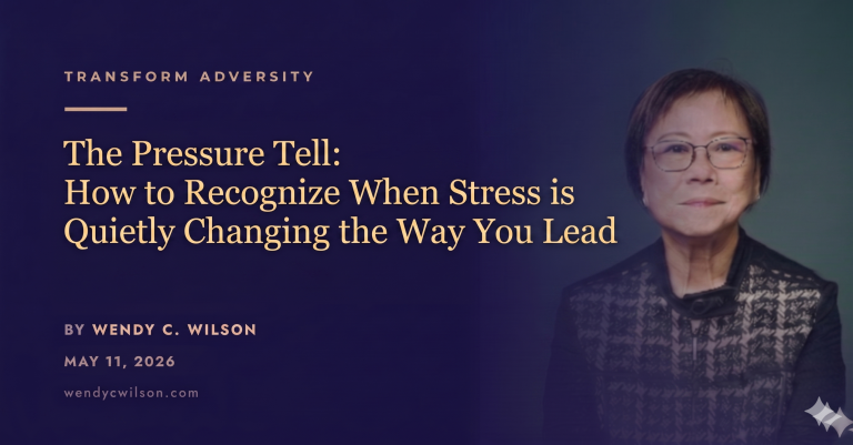 The Pressure Tell: How to Recognize When Stress Is Quietly Changing the Way You Lead