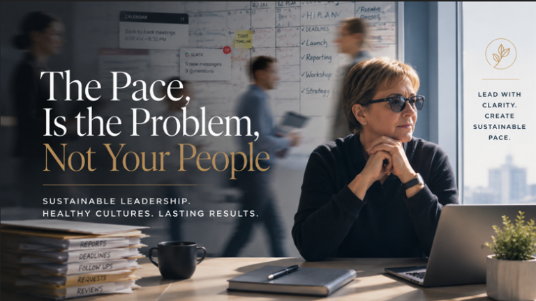 The Pace Is the Problem, Not Your People