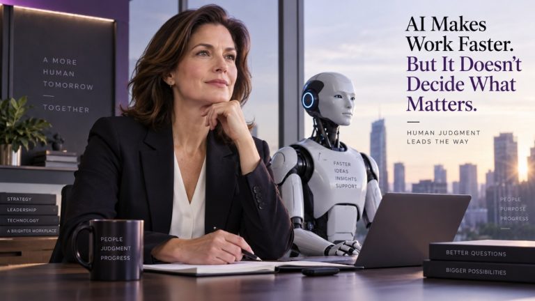 AI Can Make Work Faster. It Can’t Decide What Matters.