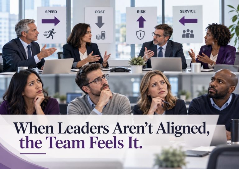 When Leaders Aren’t Aligned, the Team Feels It